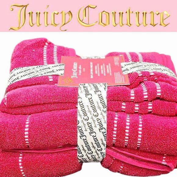 Juicy Couture Home 6-PC Broken Striped Bath Towel Set - Picture 1 of 7
